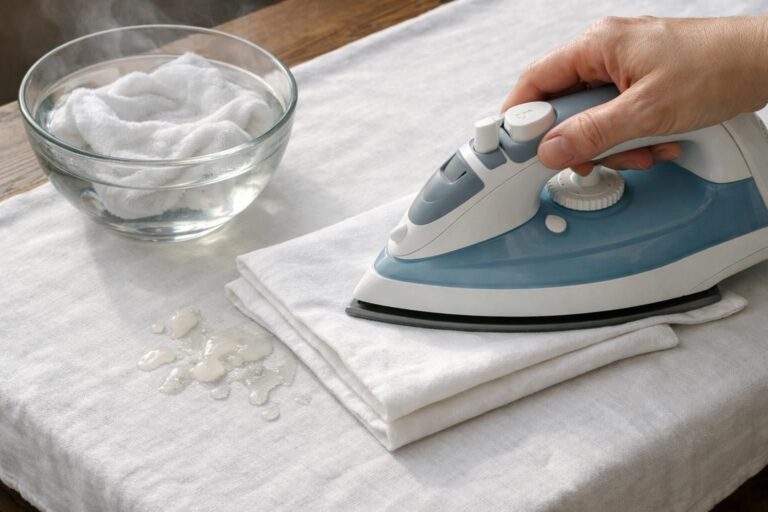 Comment enlever de la cire de bougie sur une nappe en coton sans laisser de tache
