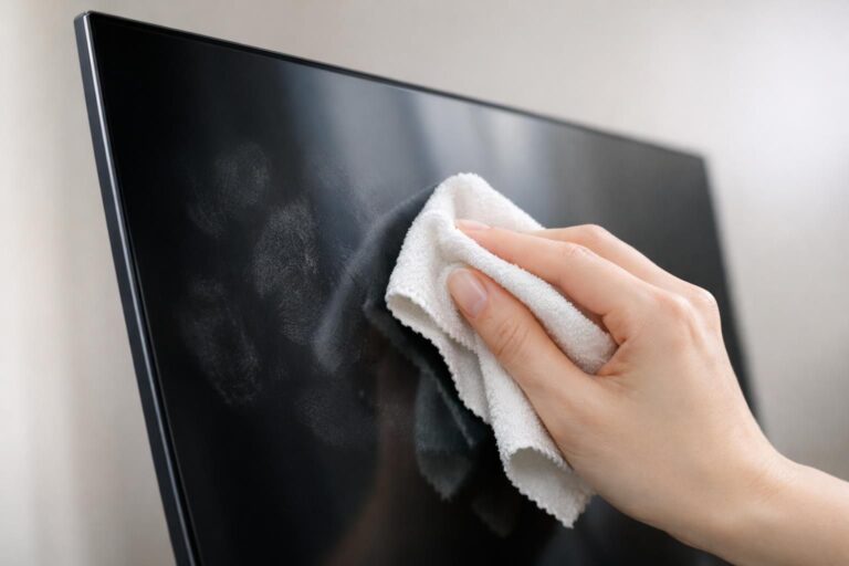 Comment enlever des traces de doigts sur un écran oled sans abîmer le revêtement