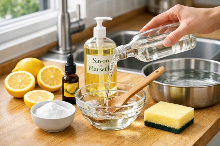 Comment fabriquer un liquide vaisselle maison qui dégraisse vraiment efficacement