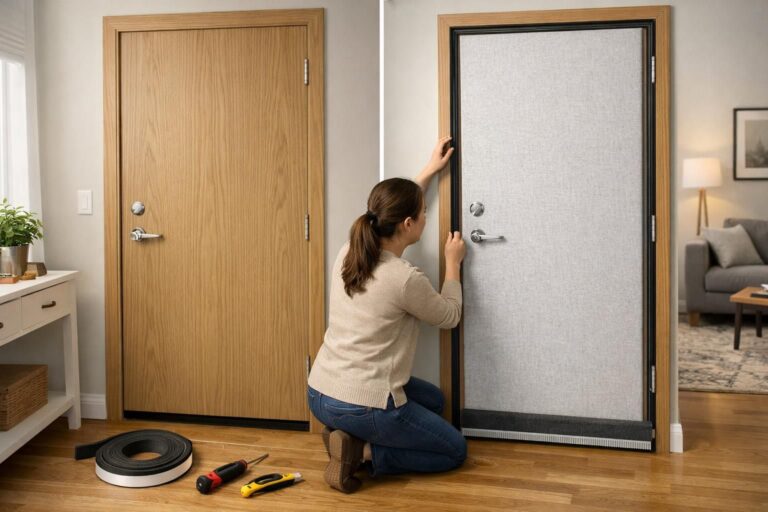 Comment isoler phoniquement une porte d&rsquo;appartement sans changer le bâti facilement