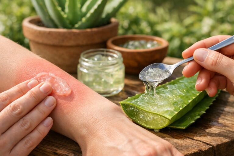 Les bienfaits de l&rsquo;aloe vera sur les coups de soleil et comment extraire son gel frais
