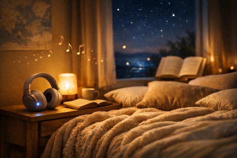 Les meilleurs podcasts pour s&rsquo;endormir : bruits blancs et récits calmes pour une nuit paisible