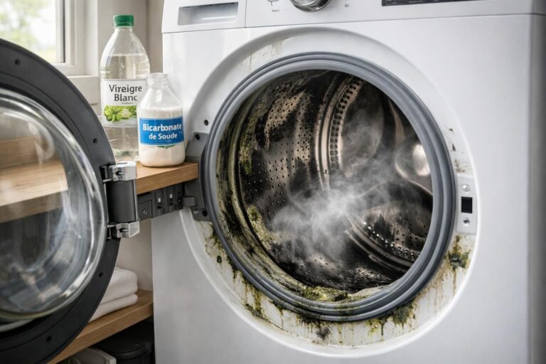 Pourquoi mon lave-linge sent l&rsquo;œuf pourri même après un lavage à vide