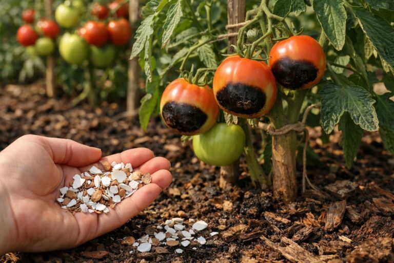 Pourquoi vos tomates ont le cul noir et comment les coquilles d&rsquo;œufs peuvent être le remède miracle