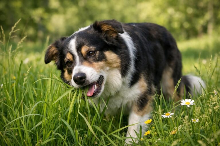 Pourquoi votre chien mange de l&rsquo;herbe : besoin de fibres ou simple gourmandise ?