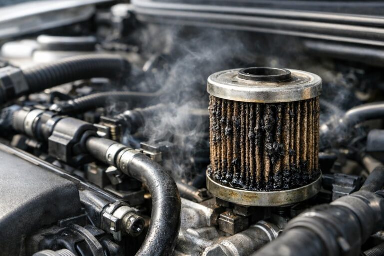 Pourquoi votre voiture broute au démarrage : comprendre le rôle d’un filtre à carburant encrassé